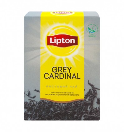 Чай Lipton Grey Cardinal чорний з ароматом бергамота 80г (4823084201899)