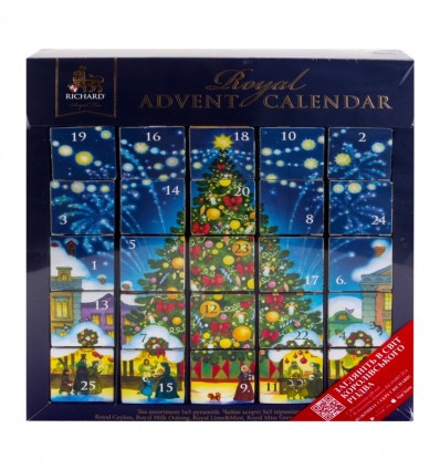 Набір чаїв Richard Royal Advent Calendar 1,7г*25шт 44г (4823063708494)
