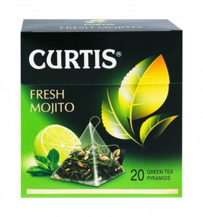 Чай Curtis Fresh Mojito зелений байховий 1.7г*20шт (4823063703116)