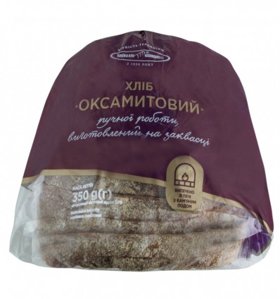 Хлеб Київхліб Бархатный нарезанный 350г (4820227210343)