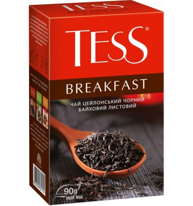 Чай TESS Breakfast, чорний 90гр