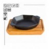 Сковорода Brizoll чавунна восьмикут з підставкою 8х180х25мм (4827005591274)