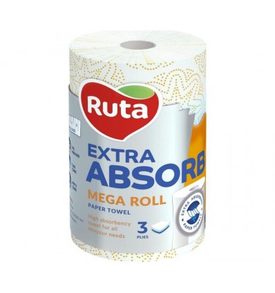Полотенца бумажные Ruta Selecta Mega roll, шт