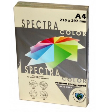Кольоровий папір Spectra Color Ivory 100 слонова кістка А4 75г/м² 500арк (16.4064)