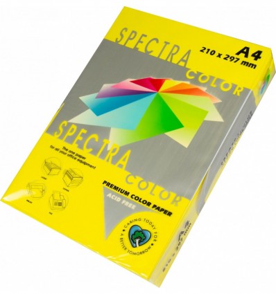 Кольоровий папір Spectra Color Lemon 210 лимон А4 80г/м² 500арк (16.4409)