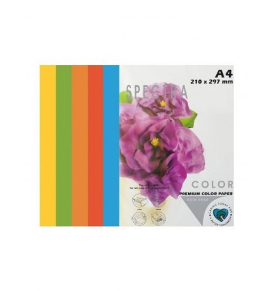 Кольоровий папір Spectra Color Rainbow Pack Deep інтенсив А4 250арк (16.6689)