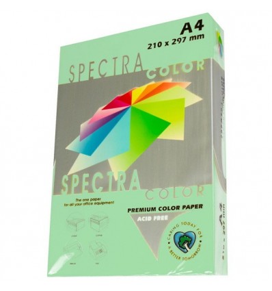 Цветная бумага Spectra Color Lagoon 130 светло-зеленый А4 75г/м² 500л (16.4070)