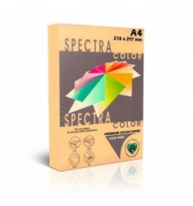 Цветная бумага Spectra Color Peach 150 персик А4 80г/м² 100л (16.1781)