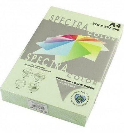Цветная бумага Spectra Color Lagoon 130 зеленый А4 80г/м² 500л (16.4407)