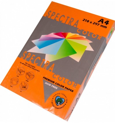 Кольоровий папір Spectra Color Saffron 240 помаранчевий А3 160г/м² 250арк (16.4459)