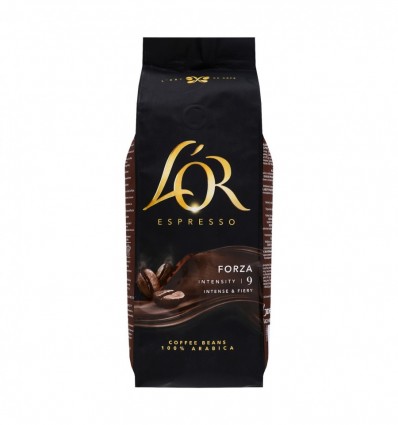 Кофе L`OR Espresso Forza зерновой 500г (8711000324141)