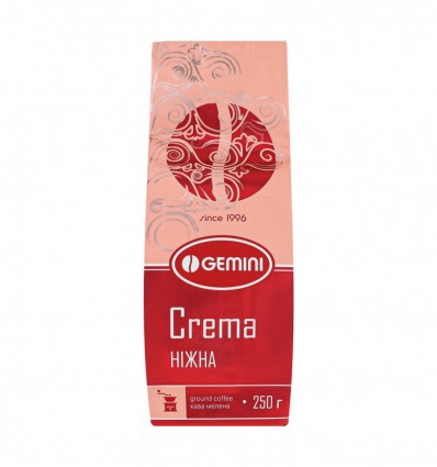 Кофе Gemini Crema молотый 250г (4820156430096)