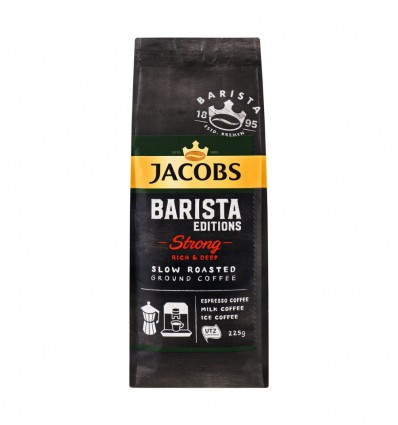 Кава Jacobs Barista Еditions Strong мелена 225г (8714599103883)