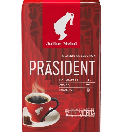 Кофе Julius Meinl Prasident молотый 500г (9000400007013)