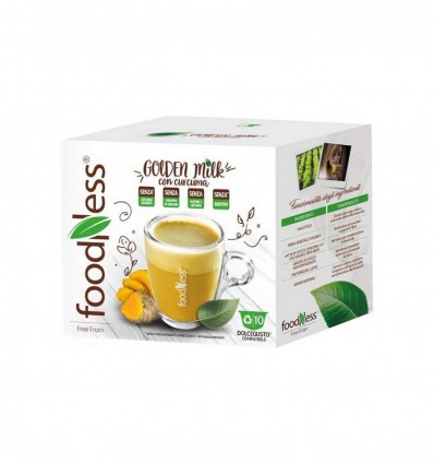 Кофе FoodNess Dolce Gusto Golden Milk с куркумой 10 капсул 120г (8031848002323)