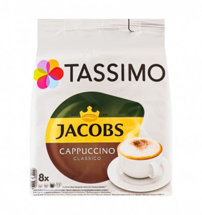 Кава Jacobs Tassimo Cappuccino 8 капсул 260г (8711000500002)