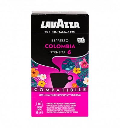 Кава Lavazza Espresso Colombia 10 капсул 53г (8000070022881)