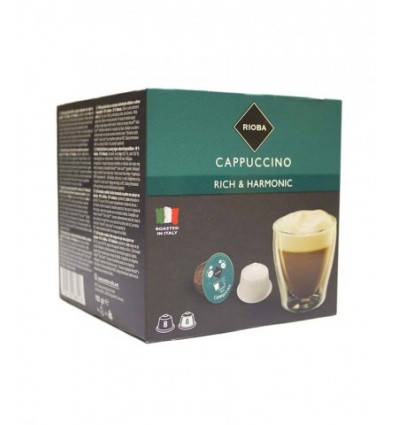 Кофе Rioba Cappucciono Rich&Harmonic 16 капсул 192г (4337182088516)