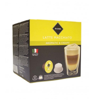 Кава Rioba Latte Macchiato Aromatic&Creamy 16 капсул 192г (4337182088530)