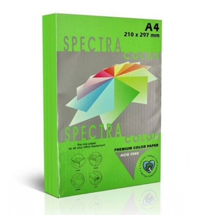 Цветная бумага Spectra Color Green 321 зеленый А4 75г/м² 500л (16.4415)