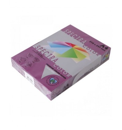 Цветная бумага Spectra Color Raspberry 44A темно-малиновый А4 80г/м² 500л (16.6407)