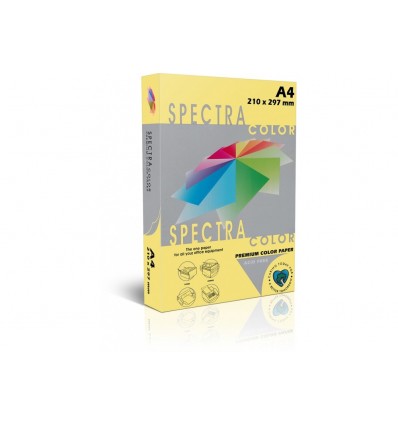 Кольоровий папір Spectra Color Yellow 160 жовтий А4 160г/м² 250арк (16.4444)