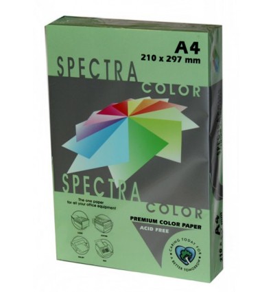 Кольоровий папір Spectra Color Green 190 зелений А4 75г/м² 500арк (16.4071)