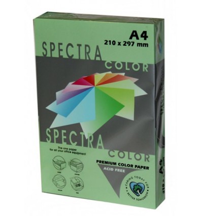 Цветная бумага Spectra Color Green 190 зеленый А4 75г/м² 500л (16.4071)