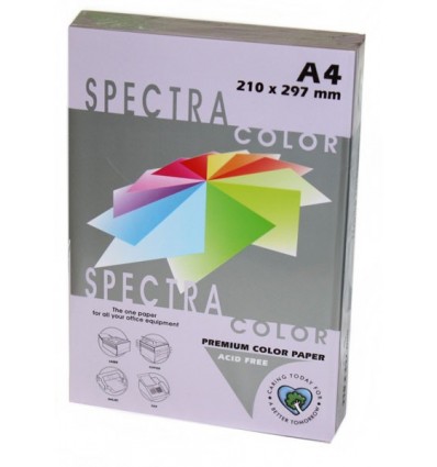 Кольоровий папір Spectra Color Lavender 185 ліловий А4 75г/м² 500арк (16.4067)