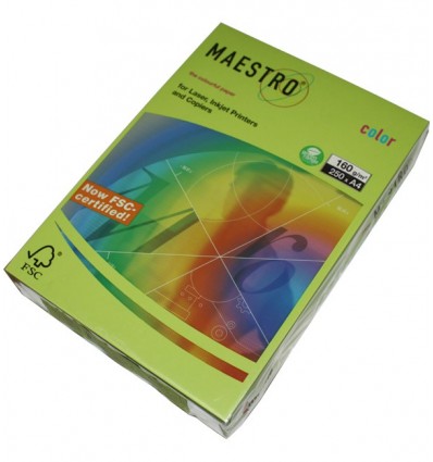 Цветная бумага IQ LG46 зеленый А4 80г/м² 500л (A4.80.IQI.LG46.500)