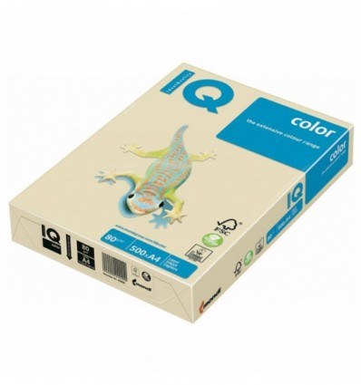 Цветная бумага IQ BE66 ваниль А4 80г/м² 500л (A4.80.IQP.BE66.500)