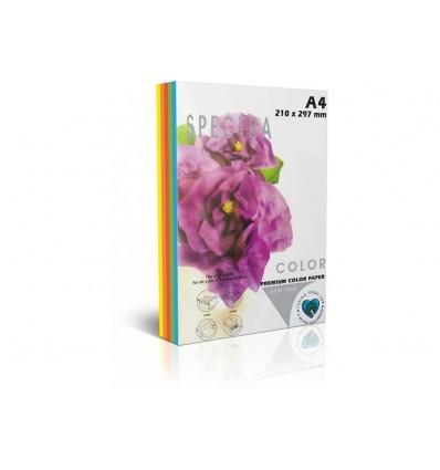 Кольоровий папір Spectra Color Rainbow Pack асорті А4 80г/м² 250арк (16.4463)