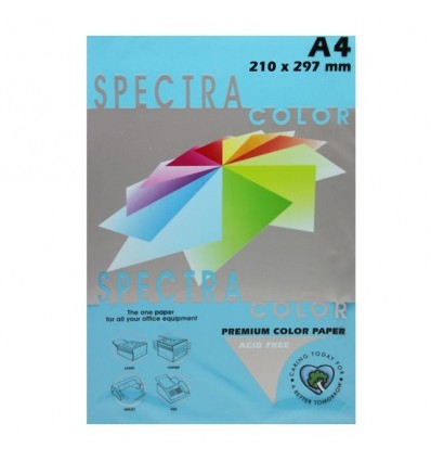 Кольоровий папір Spectra Color Turquoise 220 синій А4 80г/м² 500арк (16.4414)