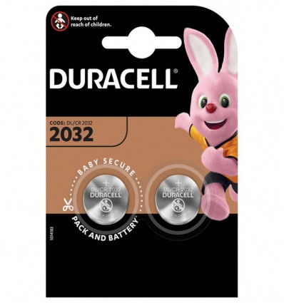 Элемент питания (батарейка) DURACELL DL2032 DSN 2шт