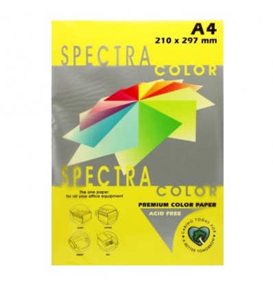 Кольоровий папір Spectra Color Gold 200 золото А4 120г/м² 500арк (16.6384)