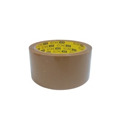 Стрічка клейка пакувальна (скотч) Economix, коричнева, 48мм*66м