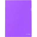 Папка-уголок A4 Economix, фиолетовая