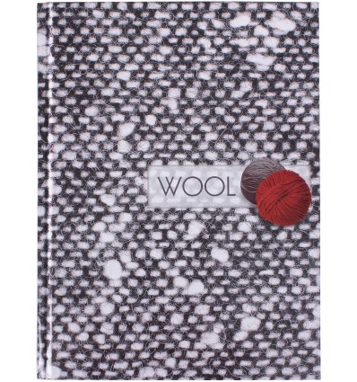 Канцелярська книга "Малюнки природи. Wool" А4, клітинка, 96 арк.