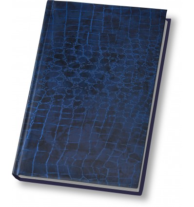 Щоденник недатований, А5, Croco, синій