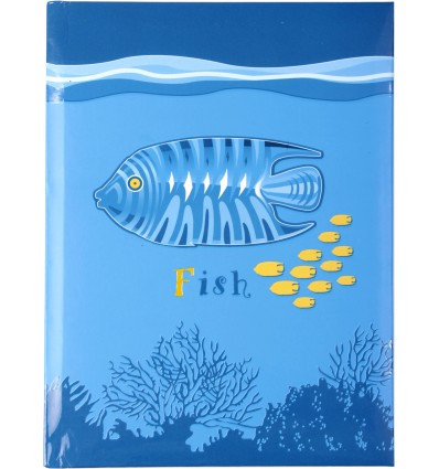 Блокнот дитяча серія "Риба" А5, клітинка, 80 арк.