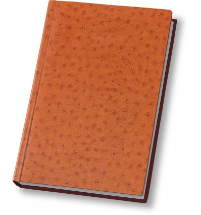 Щоденник недатований, А5, Ostrich, коричневий