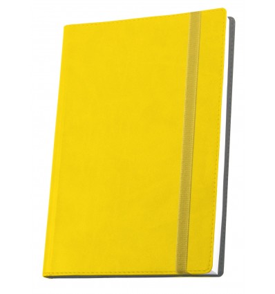 Діловий записник Vivella А5, на гумці, жовтий