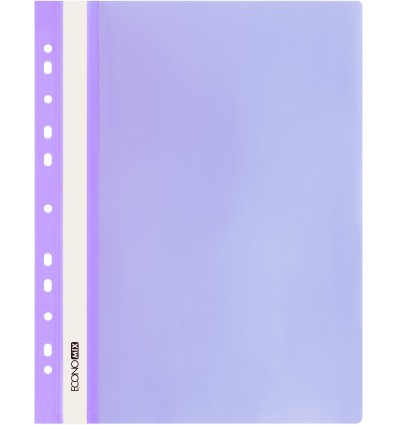 Папка-скоросшиватель глянцевые А4 с перфорацией фиолетовая