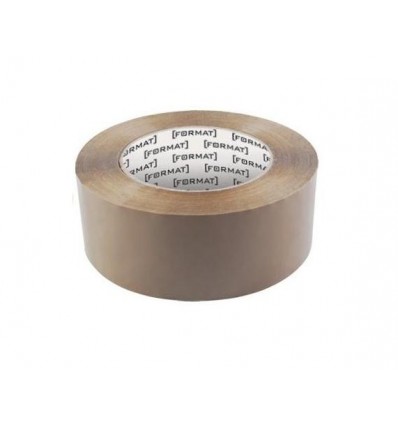 Стрічка клейка пакувальна (скотч) Format, 48мм х 100 яр. коричнева