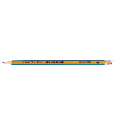 Олівець чорнографітний Economix синьо-жовтий