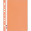 Папка-скоросшиватель с прозрачным верхом А4 с перфорацией, оранжевый