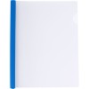 Папка А4 с планкой-зажимом 10 мм (2-65 листов), синяя