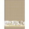 Блокнот "Тартан", А4, твердая обложка, 96 лист., полноцветная ламинированная обложка, клетка, синий