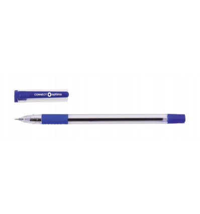 Ручка масляная OPTIMA CONNECT 0,7 мм, пишет синим