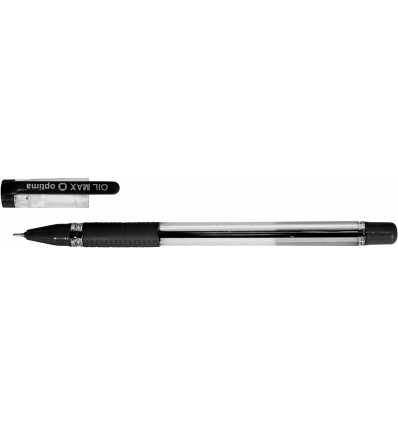 Ручка масляная OPTIMA OIL MAX 0,7 мм, пишет черным